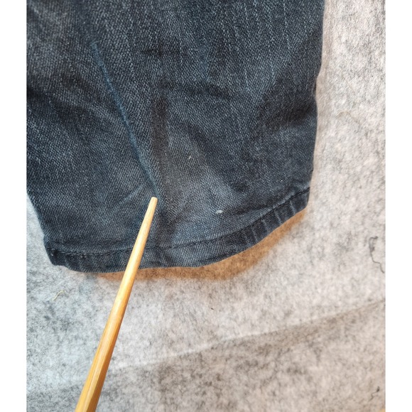 Levi's 511 Jeans Mens 36x29 Black Denim Slim Fit Stretch Charcoal Wash Red Tab - Picture 13 of 16